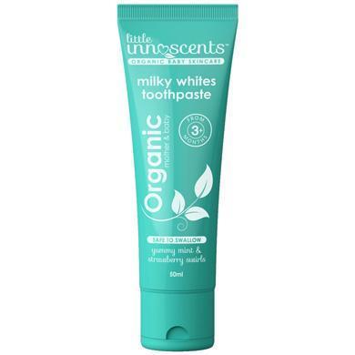 Little Innoscents Milky Whites Organic Toothpaste - Naked Baby Eco Boutique