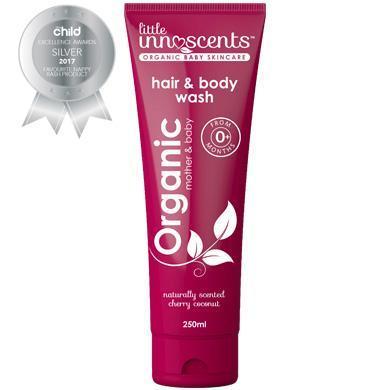 Little Innoscents Organic Cherry Coconut Hair & Body Wash - Naked Baby Eco Boutique