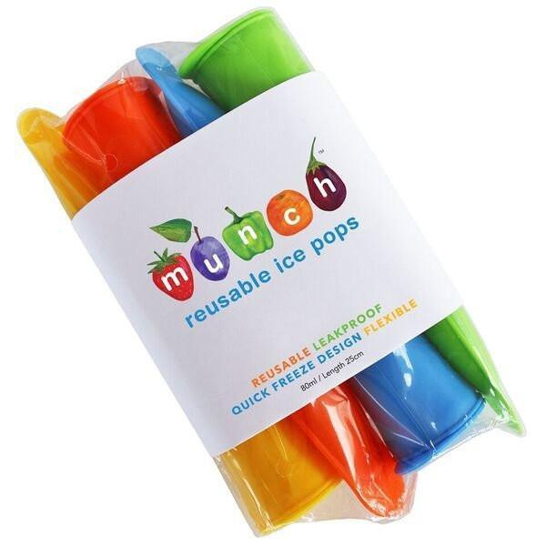 Munch Reusable Ice Pops - Naked Baby Eco Boutique