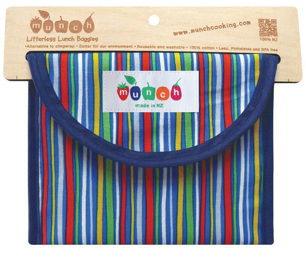 Stripes Munch Reusable Lunch Bags - Naked Baby Eco Boutique