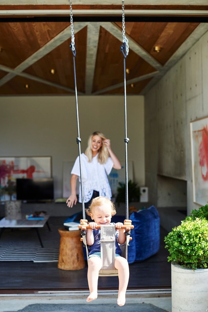 Solvej Baby & Toddler Swing - Classic Taupe - Naked Baby Eco Boutique