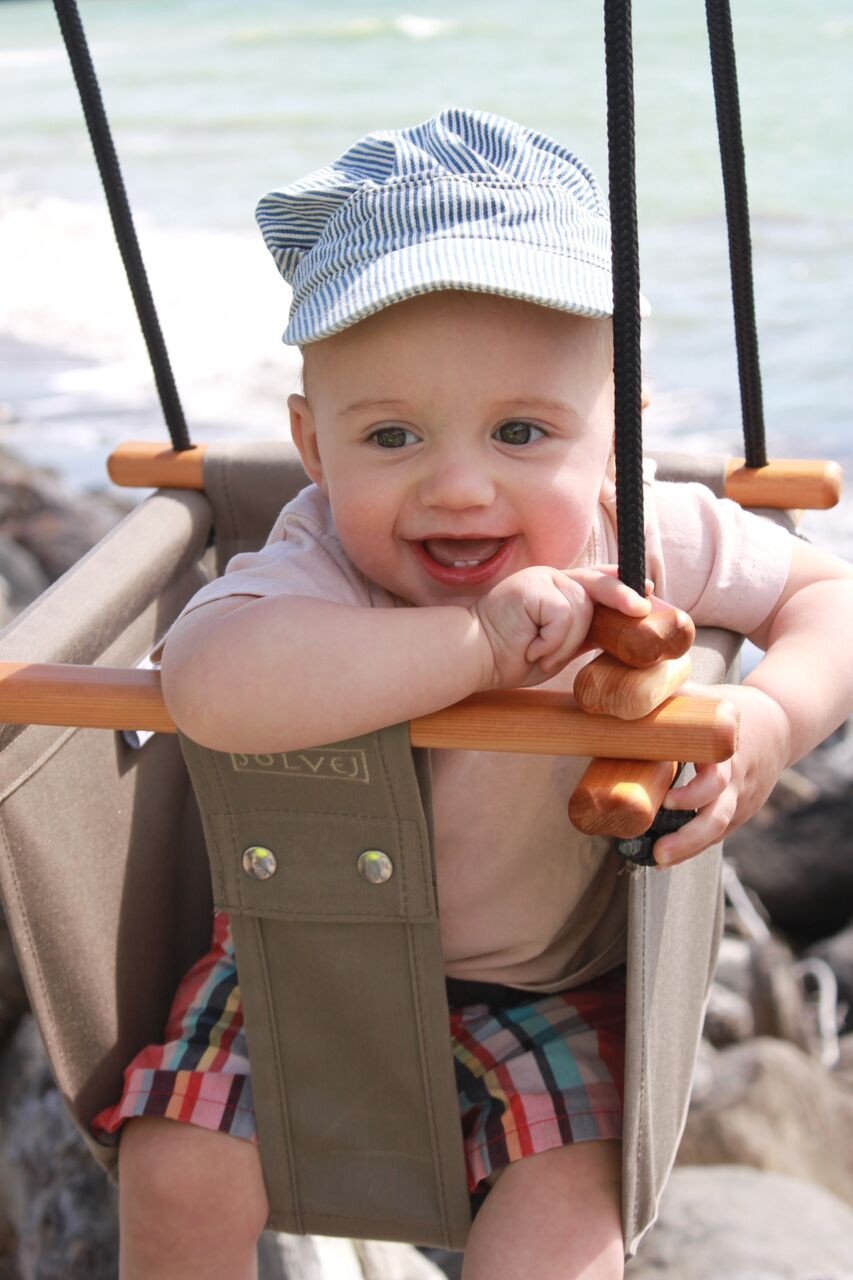 Solvej Baby & Toddler Swing - Classic Taupe - Naked Baby Eco Boutique