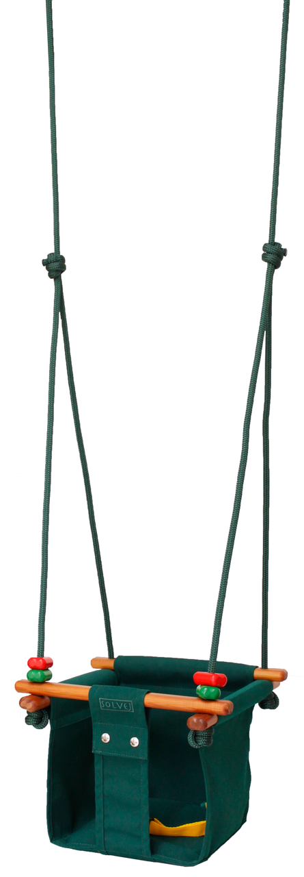 Solvej Baby & Toddler Swing - Forest Green - Naked Baby Eco Boutique
