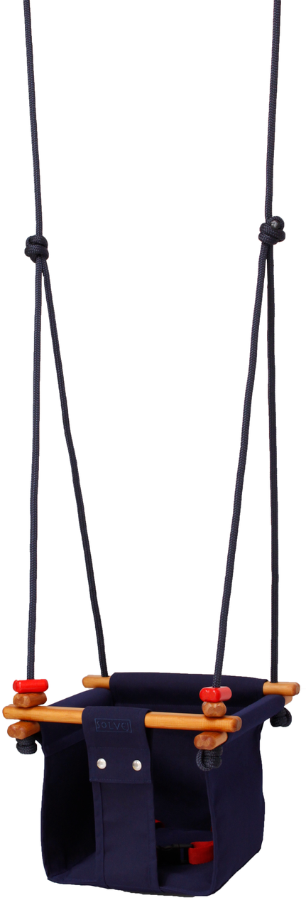 Solvej Baby & Toddler Swing - Midnight Blue - Naked Baby Eco Boutique